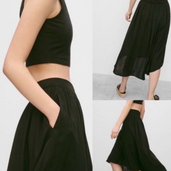 Aritzia Kokomio High-Low Black Skirt - Picture 2 of 6